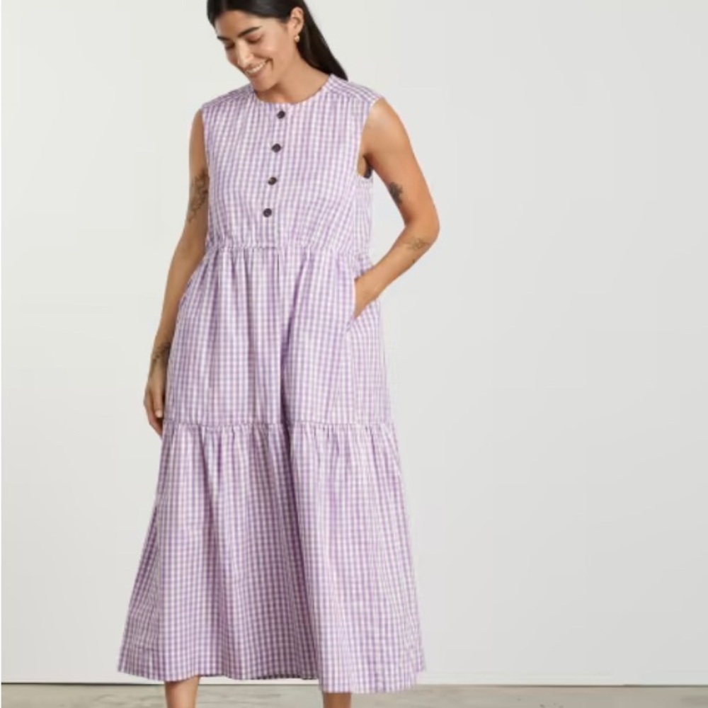 Everlane Tiered Midi Dress